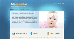 Desktop Screenshot of jakidzieciak.pl